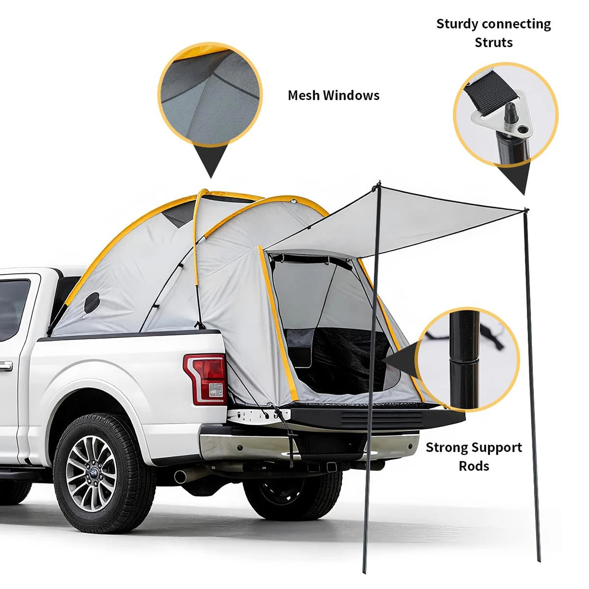 Waterproof Double Layer Pickup Truck Bed Tent