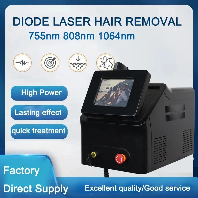 5000W Portable 808nm Diode  Hair Removal