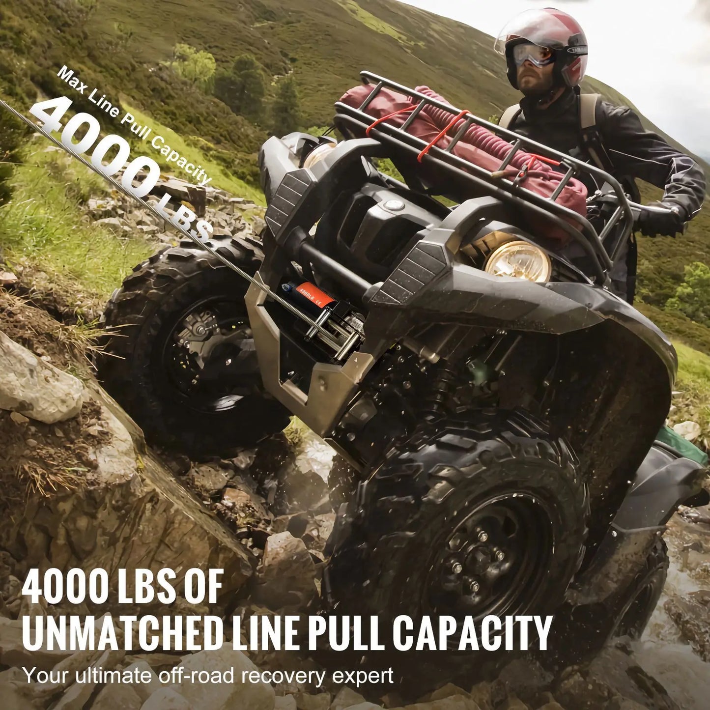 Electric Winch, 4000 lb