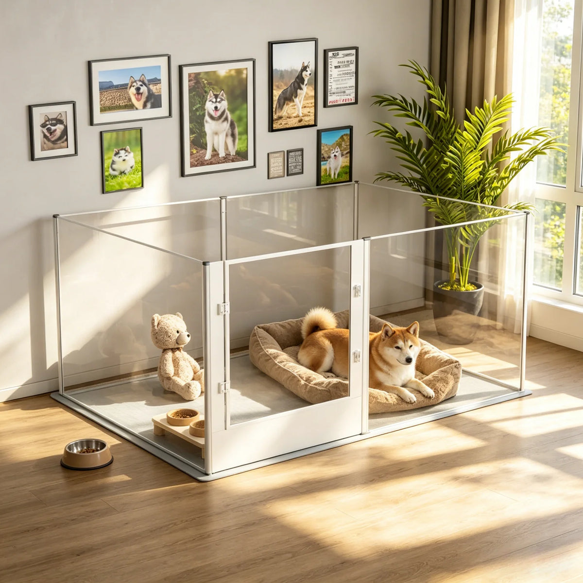 Large Acrylic Dog Playpen
