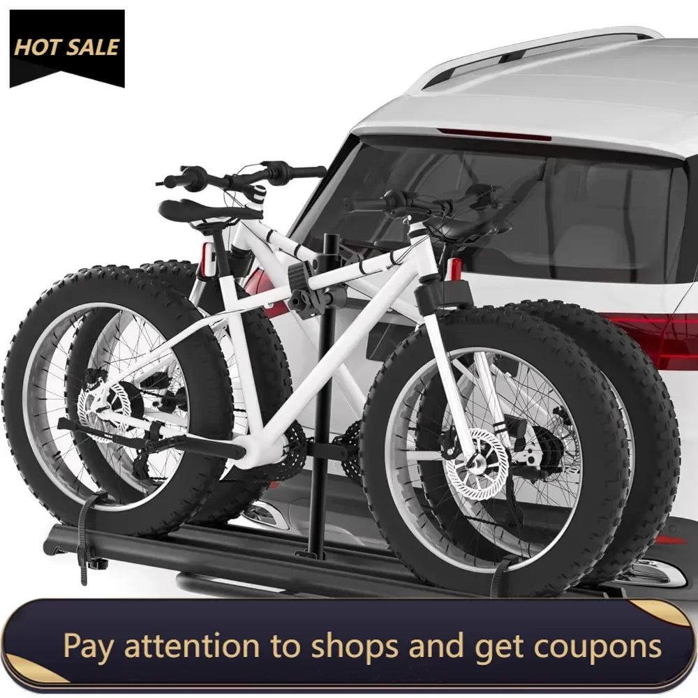 2 EBike Rack With Ramp, 200 Lbs Max