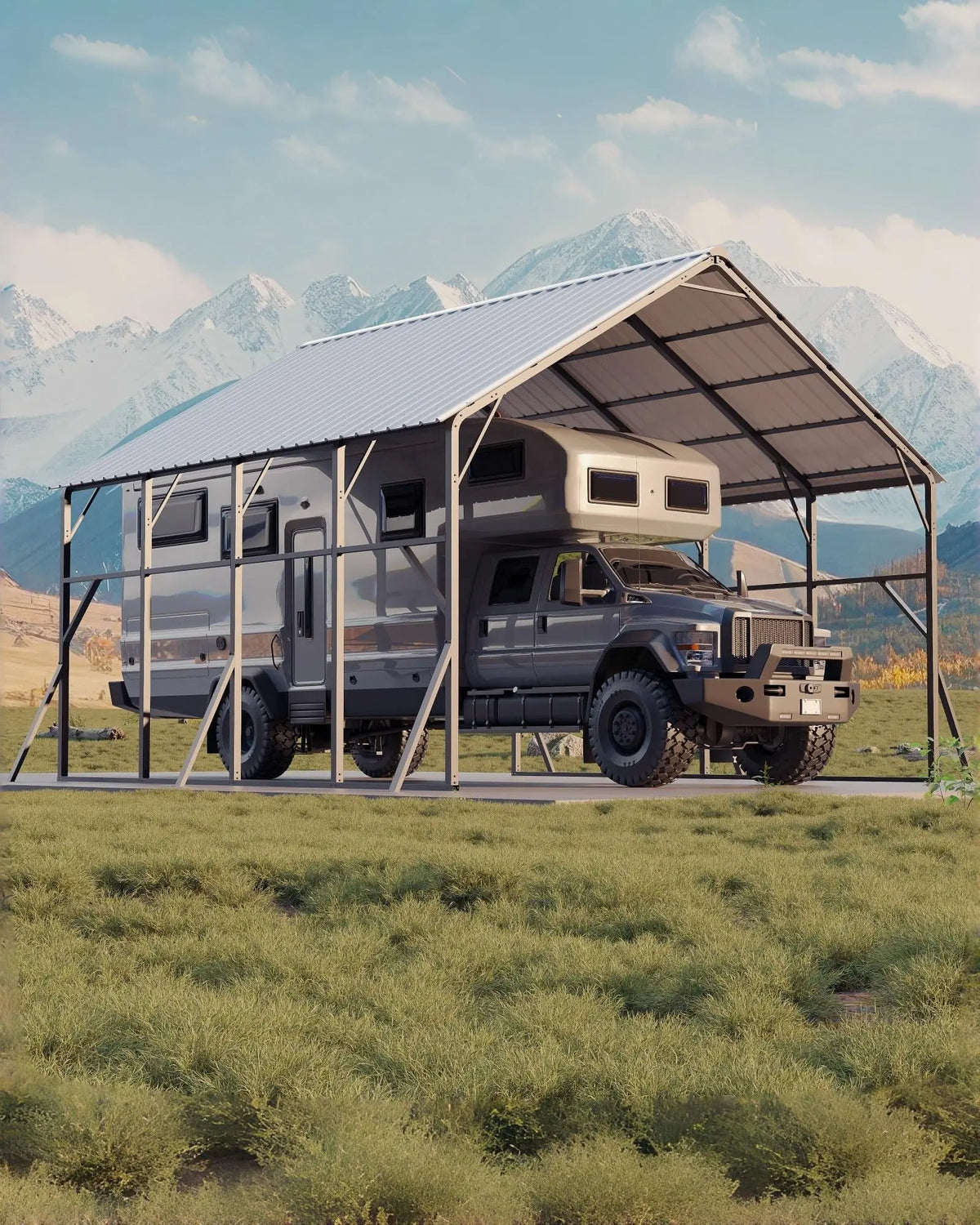 20x20 ft Metal Carport
