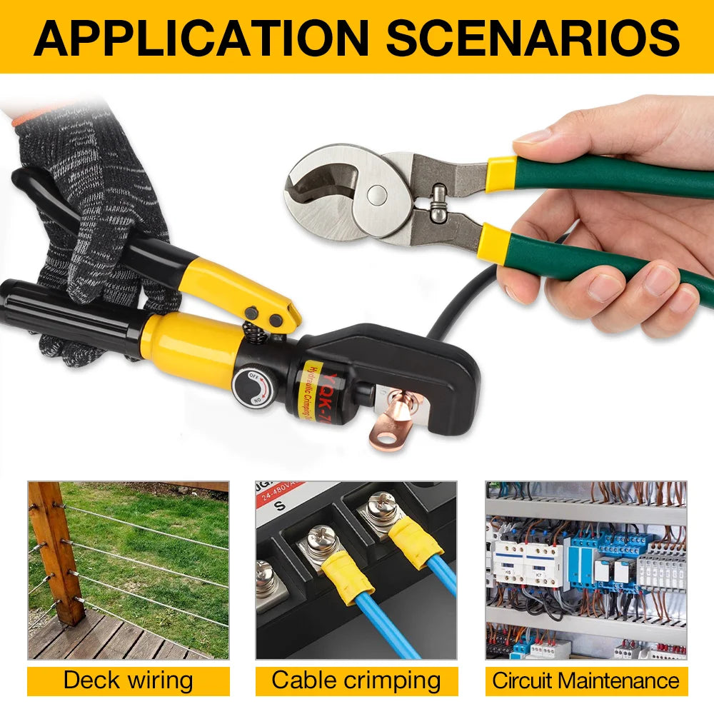 12-2/0 AWG Hydraulic Crimping Tool