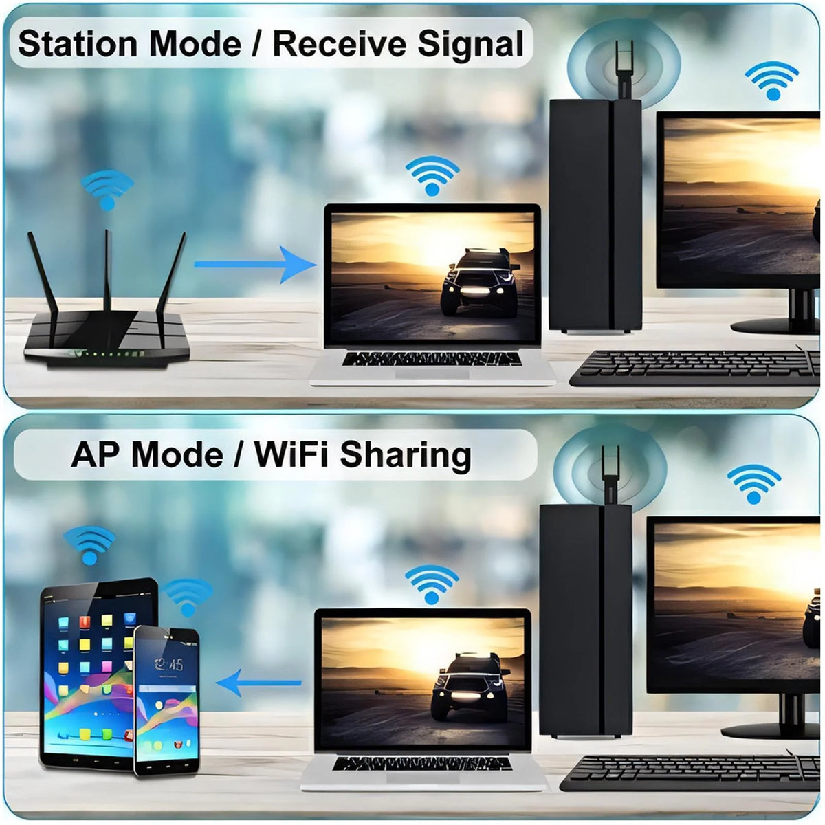 1300Mbps USB 3 0 WiFi Adapter
