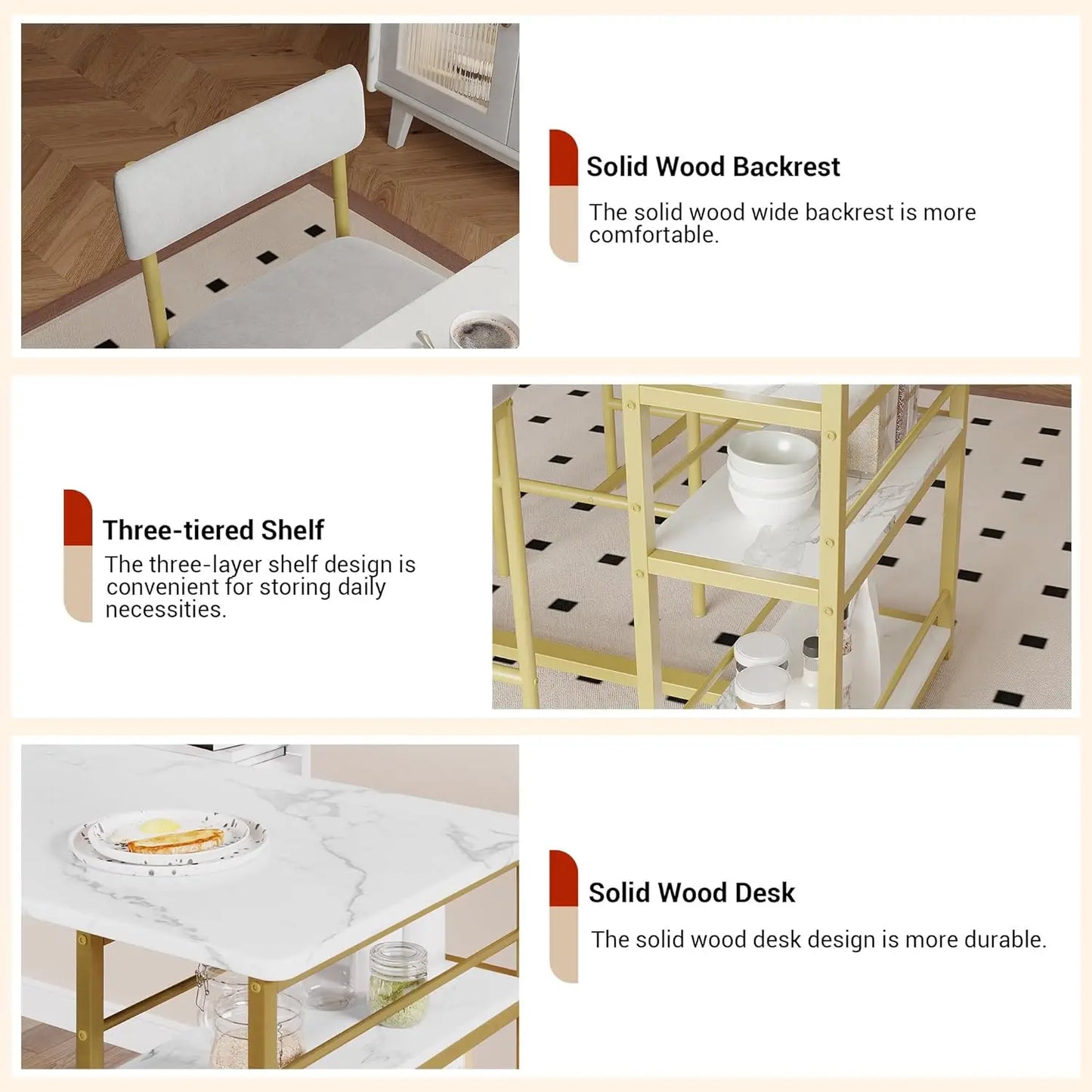 3 Piece Table Set for 2