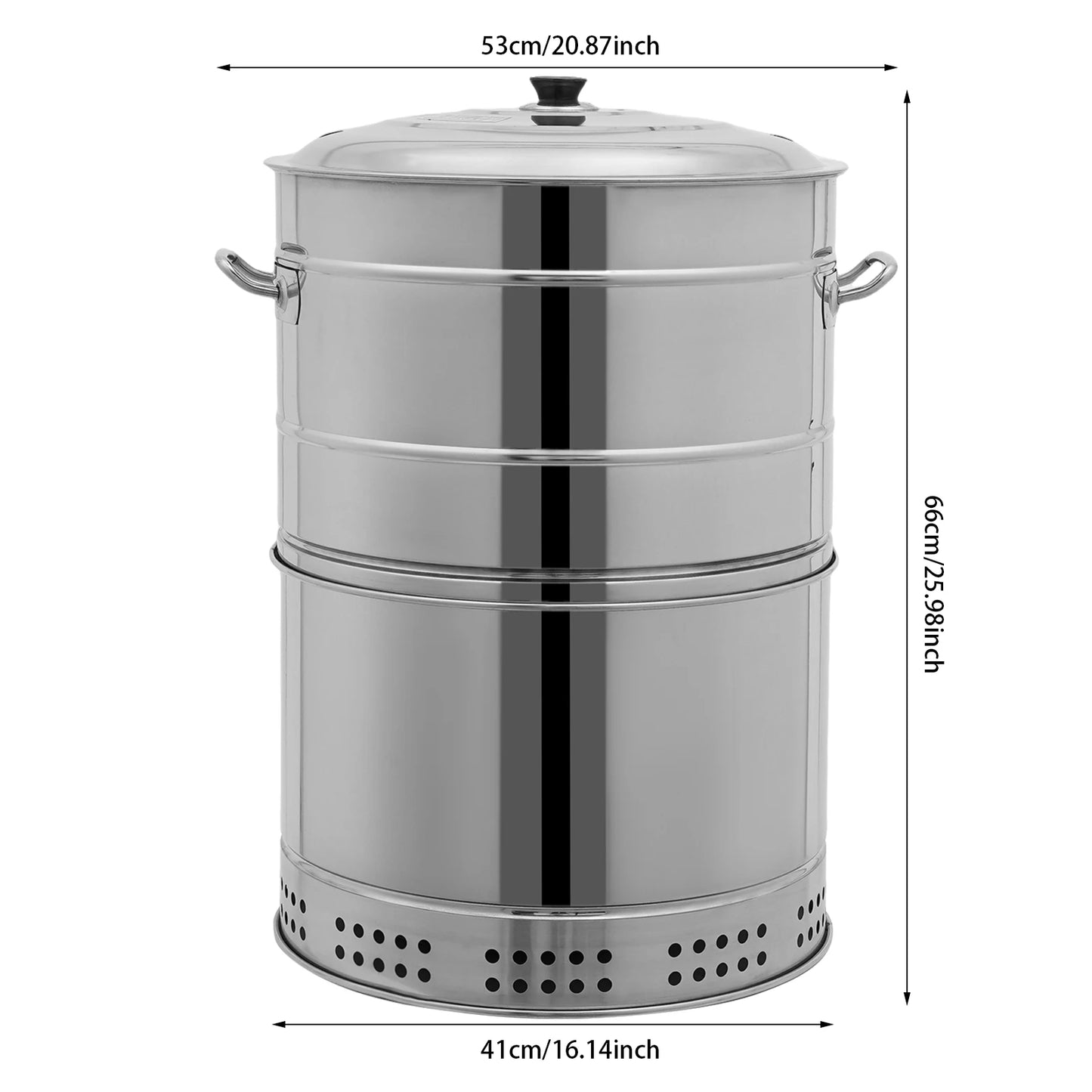 Smokeless Vertical Charcoal BBQ Grill