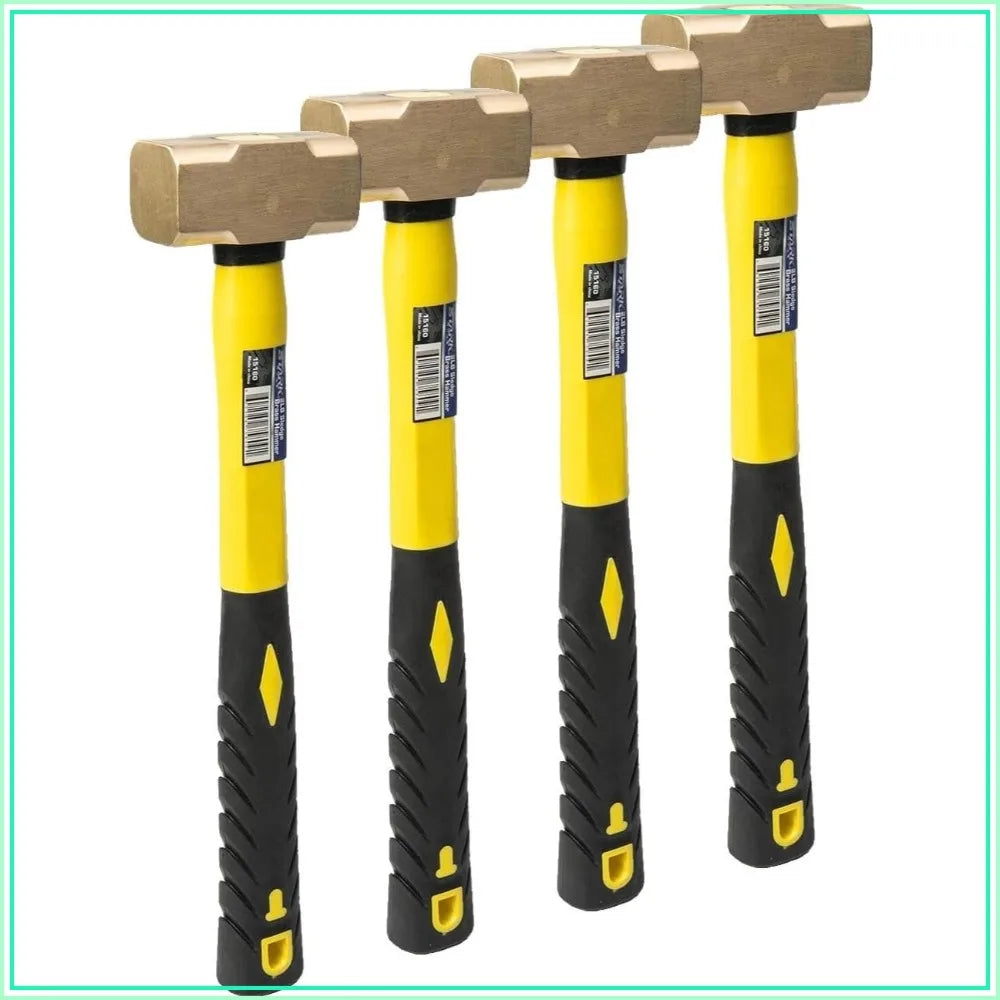 2-Pound Brass Sledge Hammer , 4 Pack