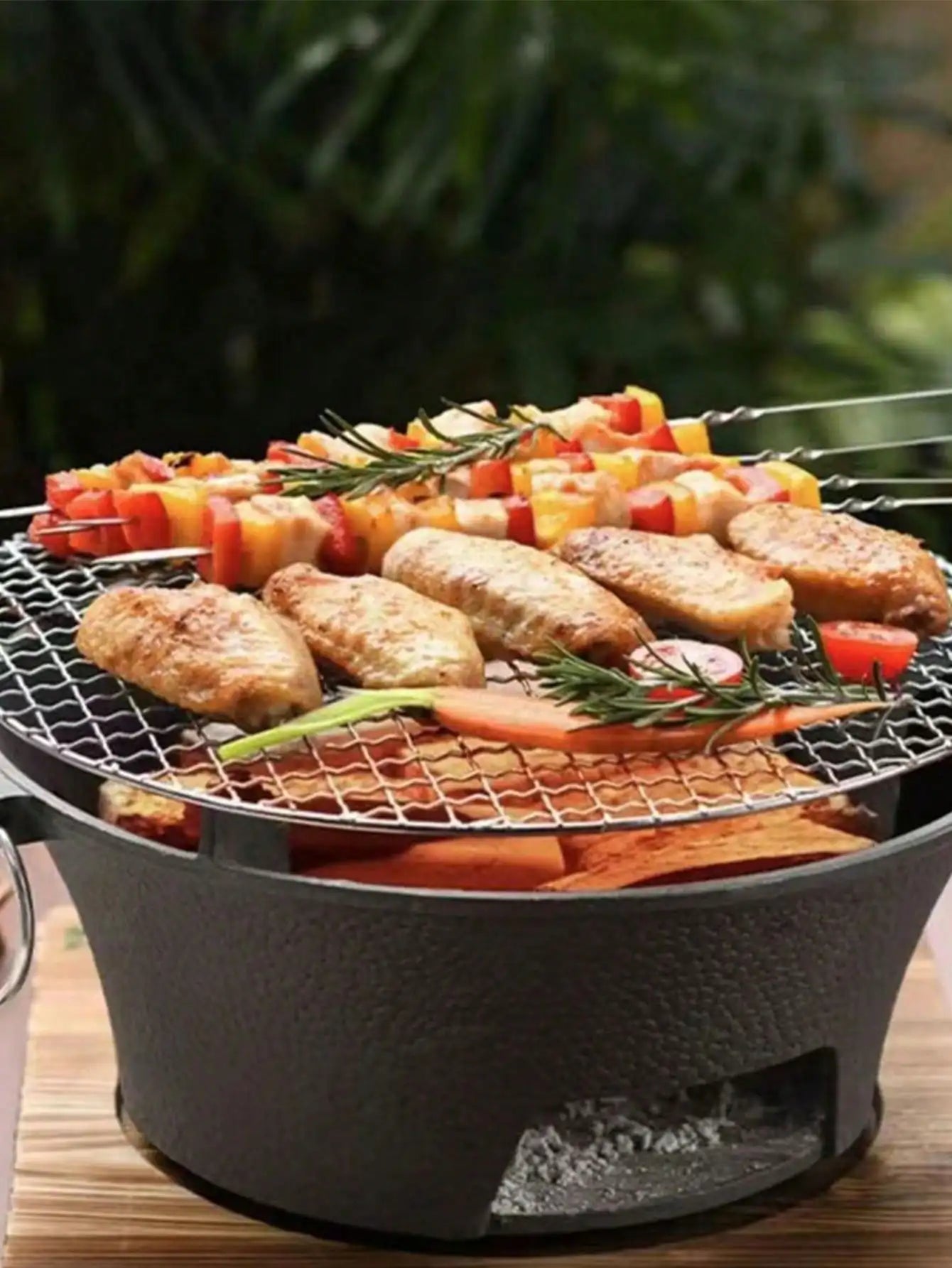 Cast Iron Charcoal Burner Grill