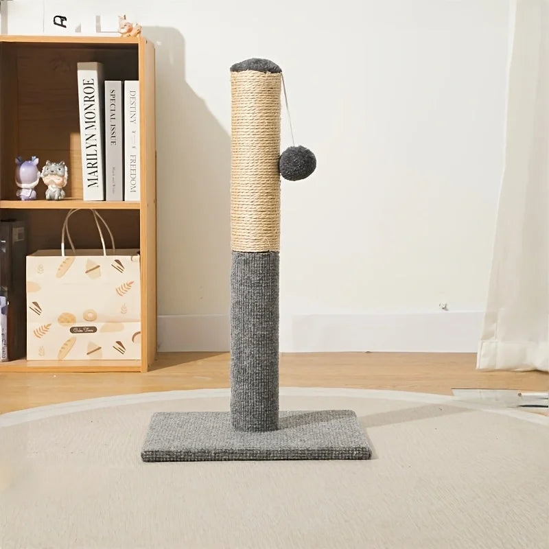 Gray Natural Sisal Cat Scratching Post