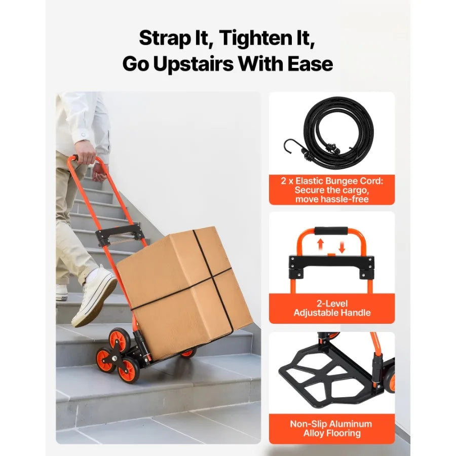 Stair Climbing Cart 120 lbs Capacity