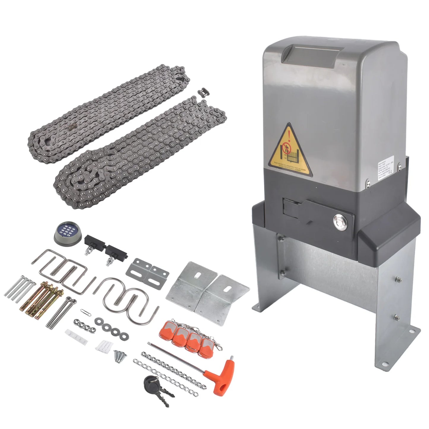 3300lbs 550W Motor Remote Kit Gate Operator for Sliding Gate