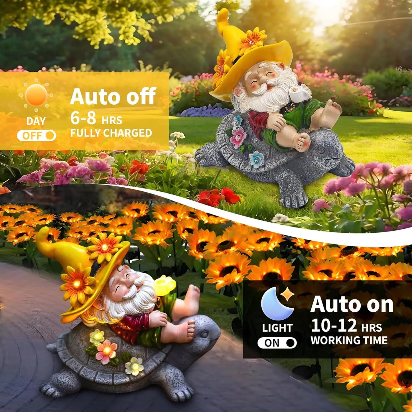 Garden Solar Statue Light