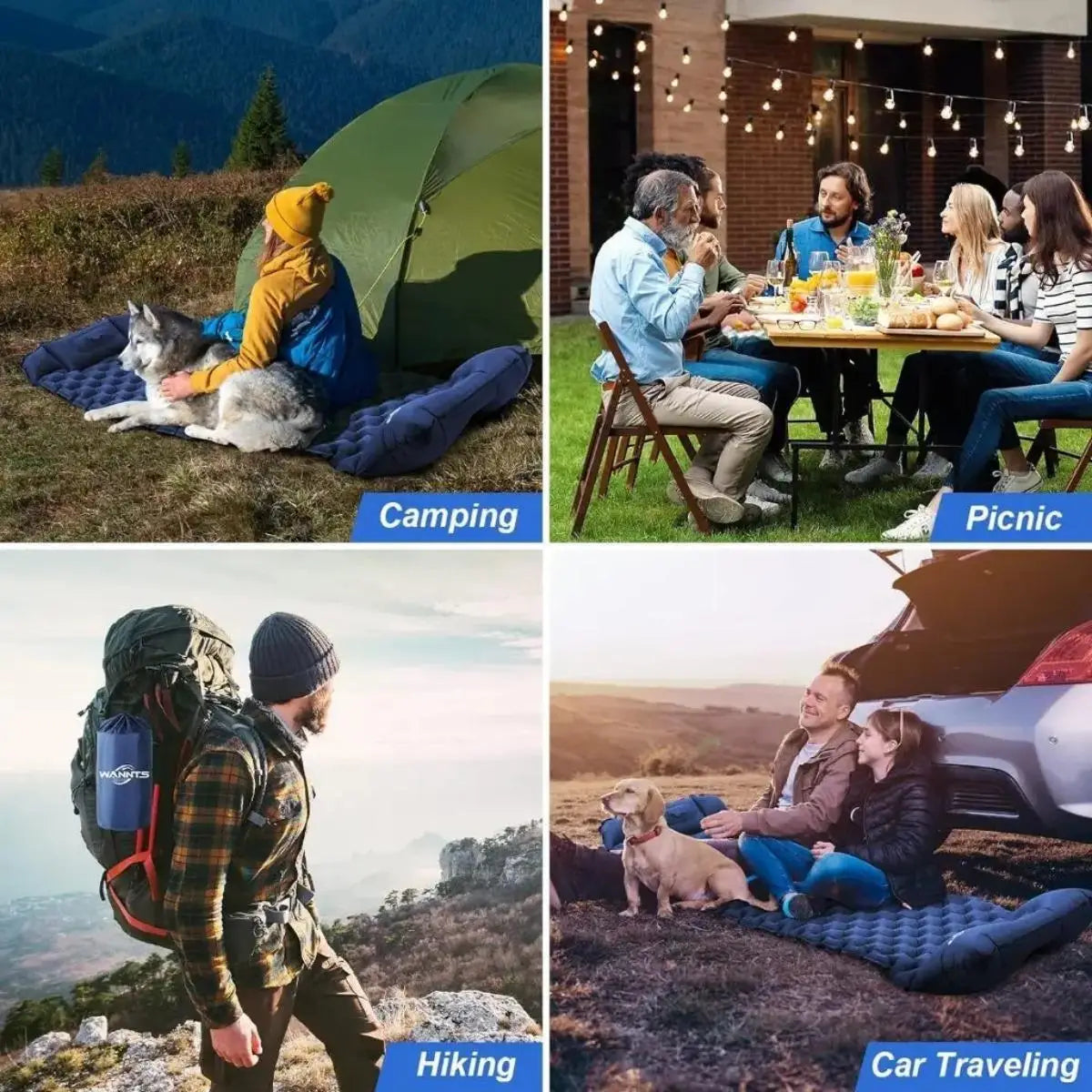 Camping Sleeping Mat Foldable Inflatable