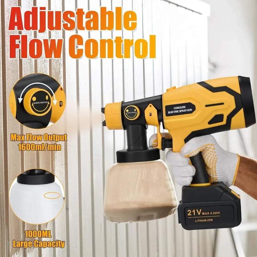 Paint Sprayer with Battery and Charger