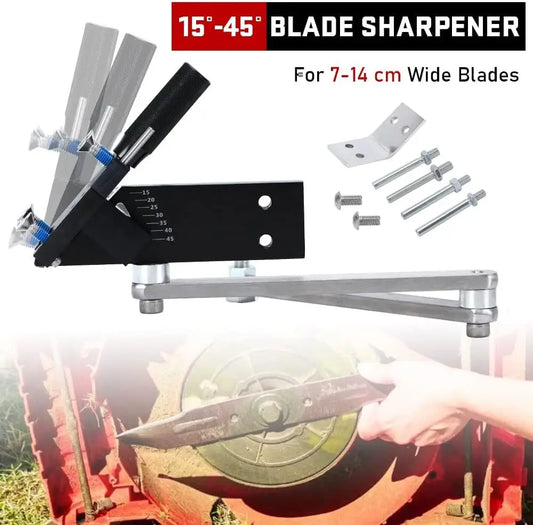 Lawn Mower Blade Sharpener Jig