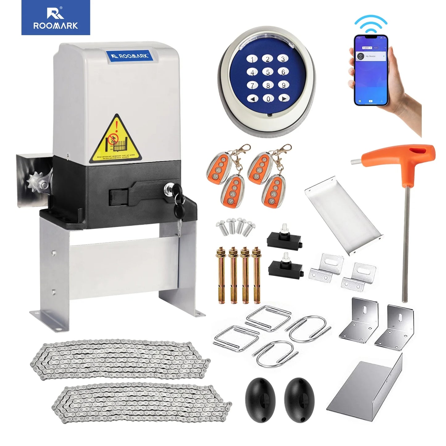 Automatic Sliding Gate Opener Kit
