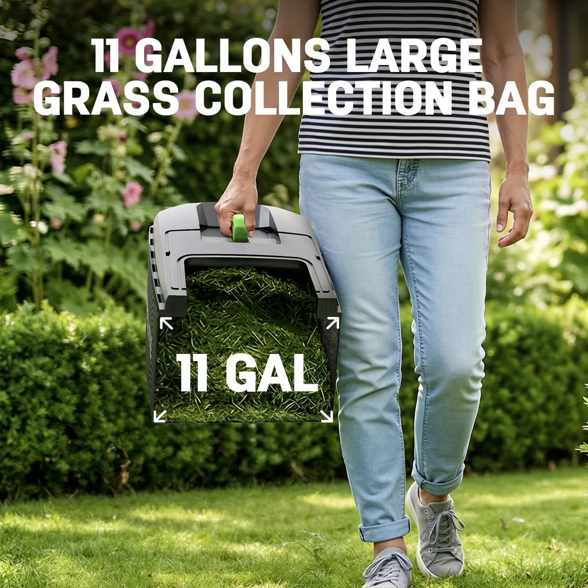 21V Cordless Lawn Mower 17 Inch