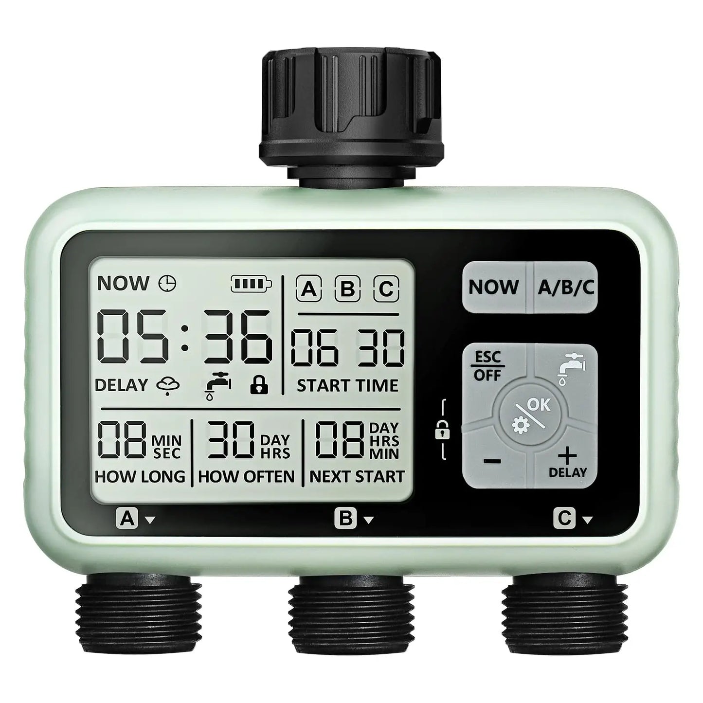 3 Outlets Garden Water Irrigation Timer