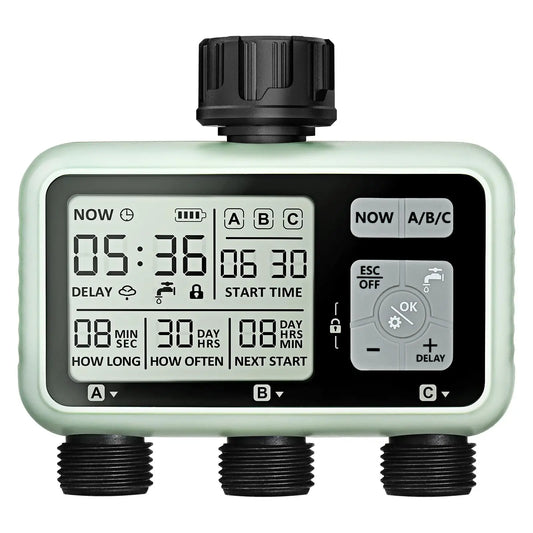 3 Outlets Garden Water Irrigation Timer