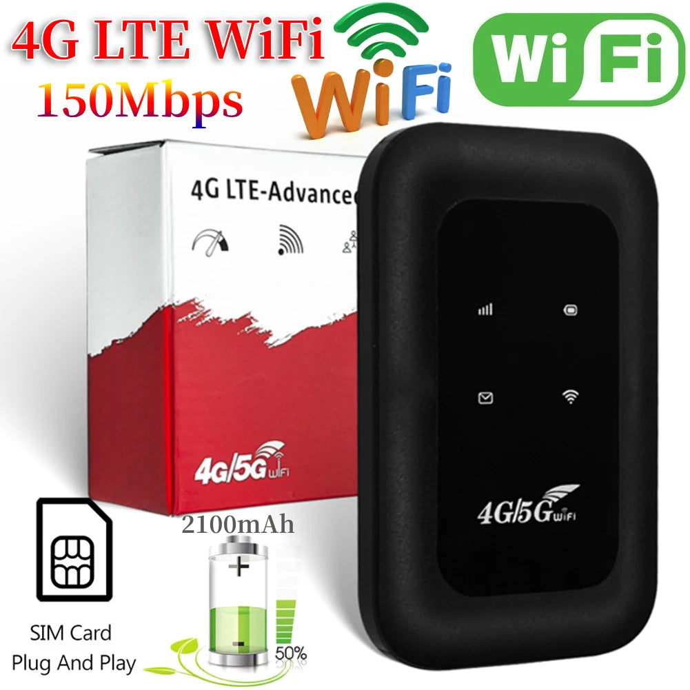 4G Lte WiFi Router  150Mbps Hotspot