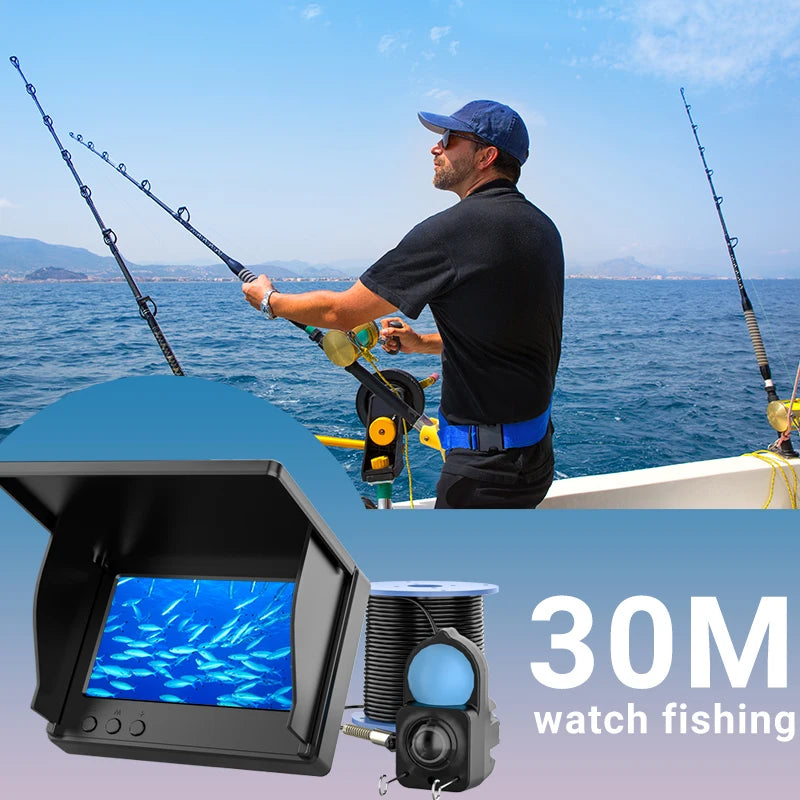 IP68 Waterproof Underwater Fishing Camera With Monitor