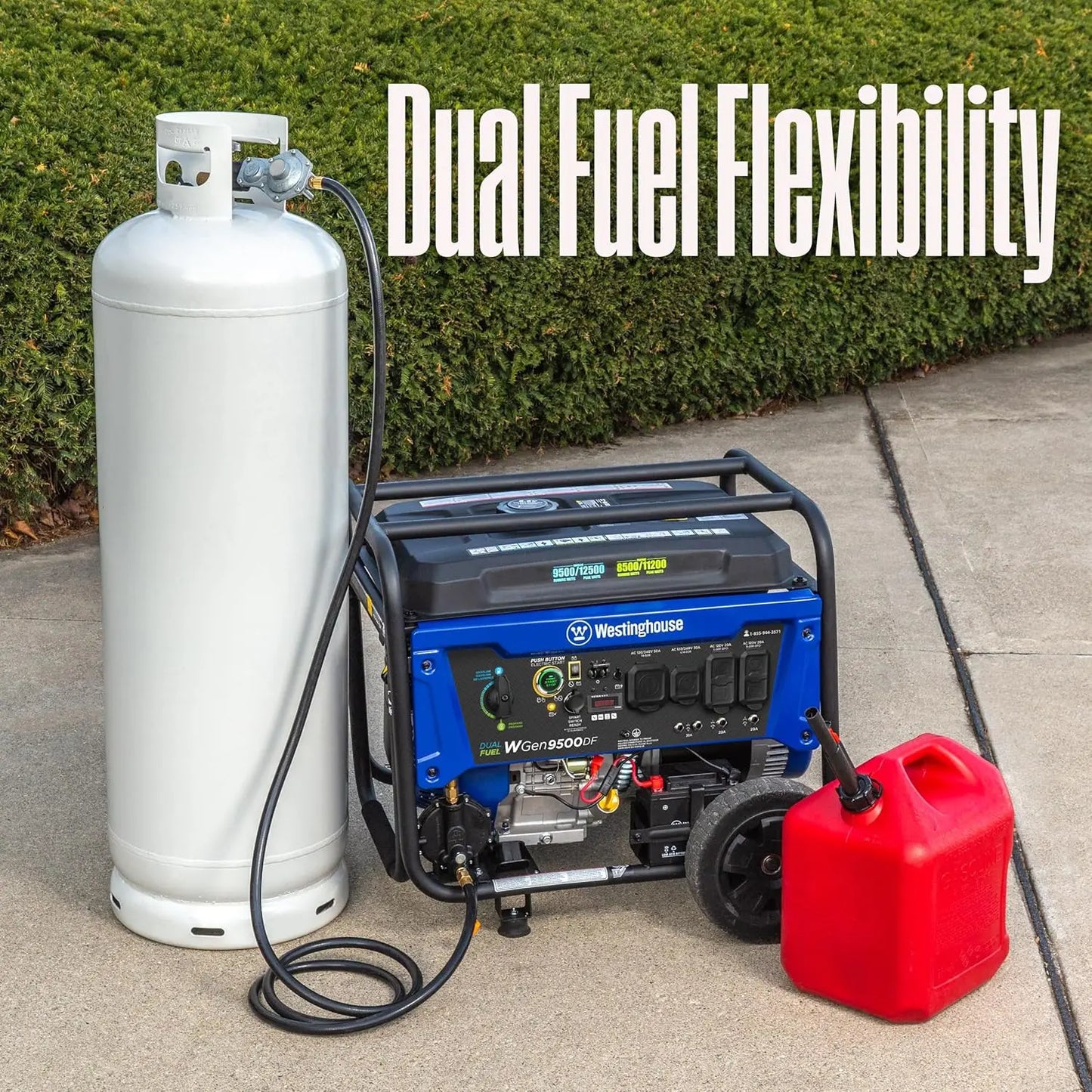 12500W Dual Fuel Portable Generato
