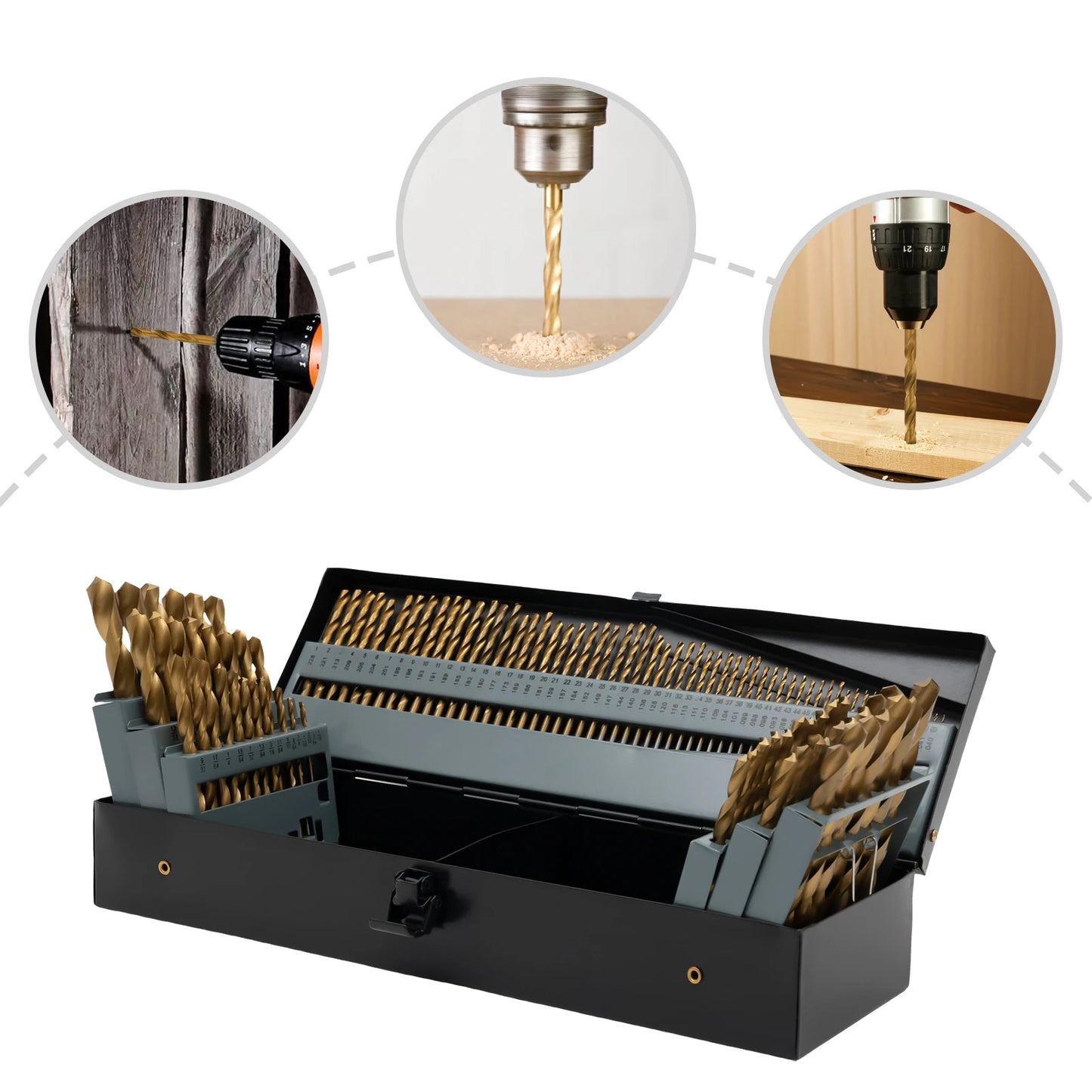 Drill Bit Set 115-pieces