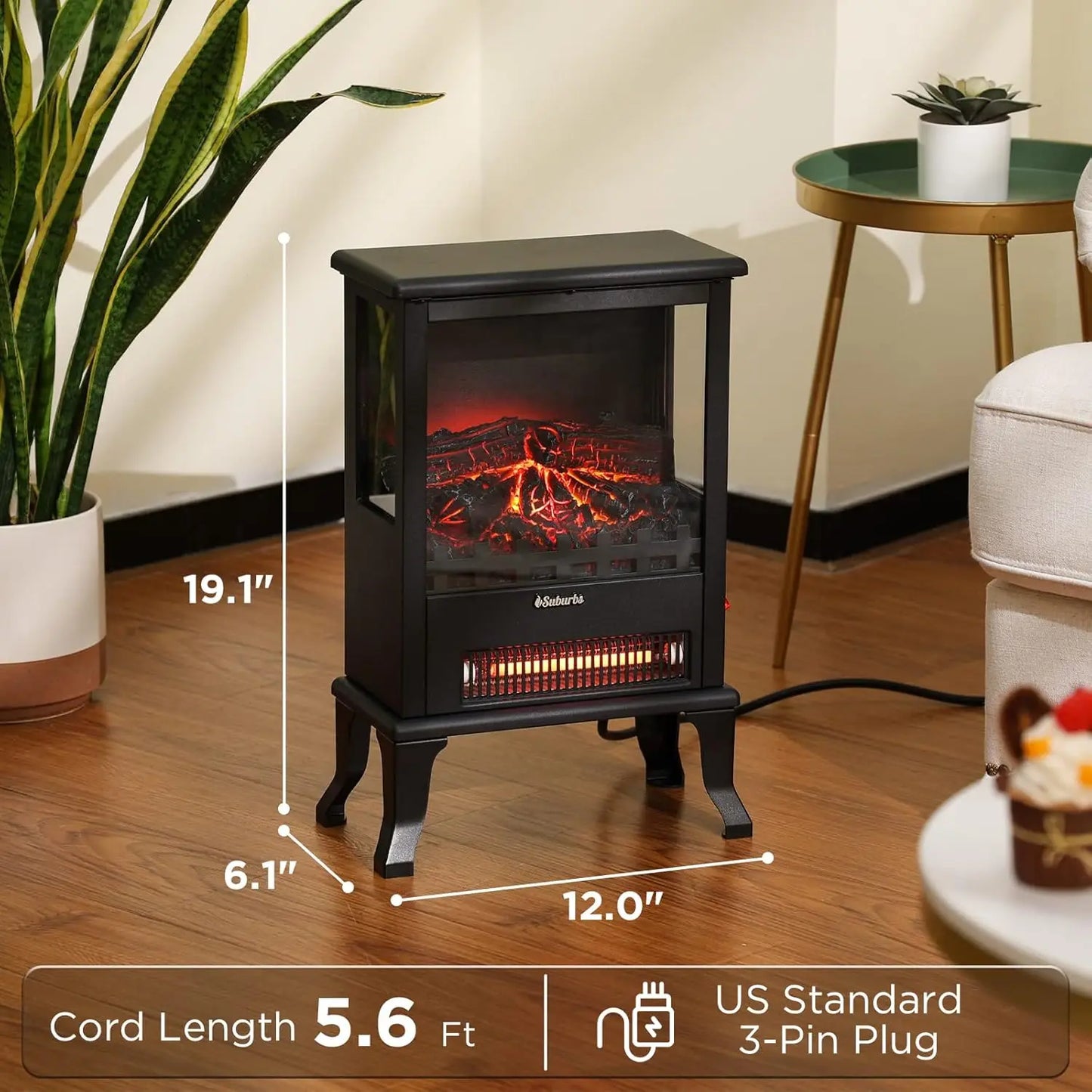 Infrared Electric Fireplace Stove