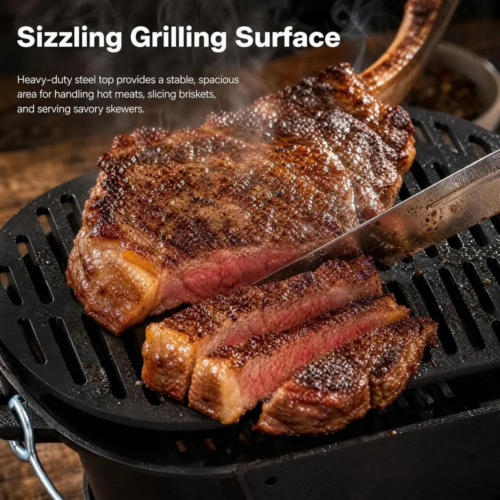 Portable Cast Iron Hibachi Grill