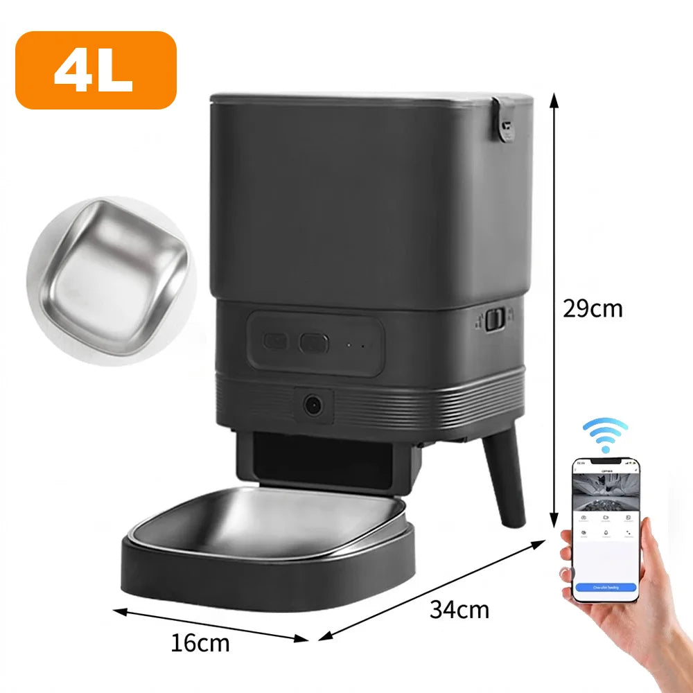 Automatic Cat Feeder With HD Camera