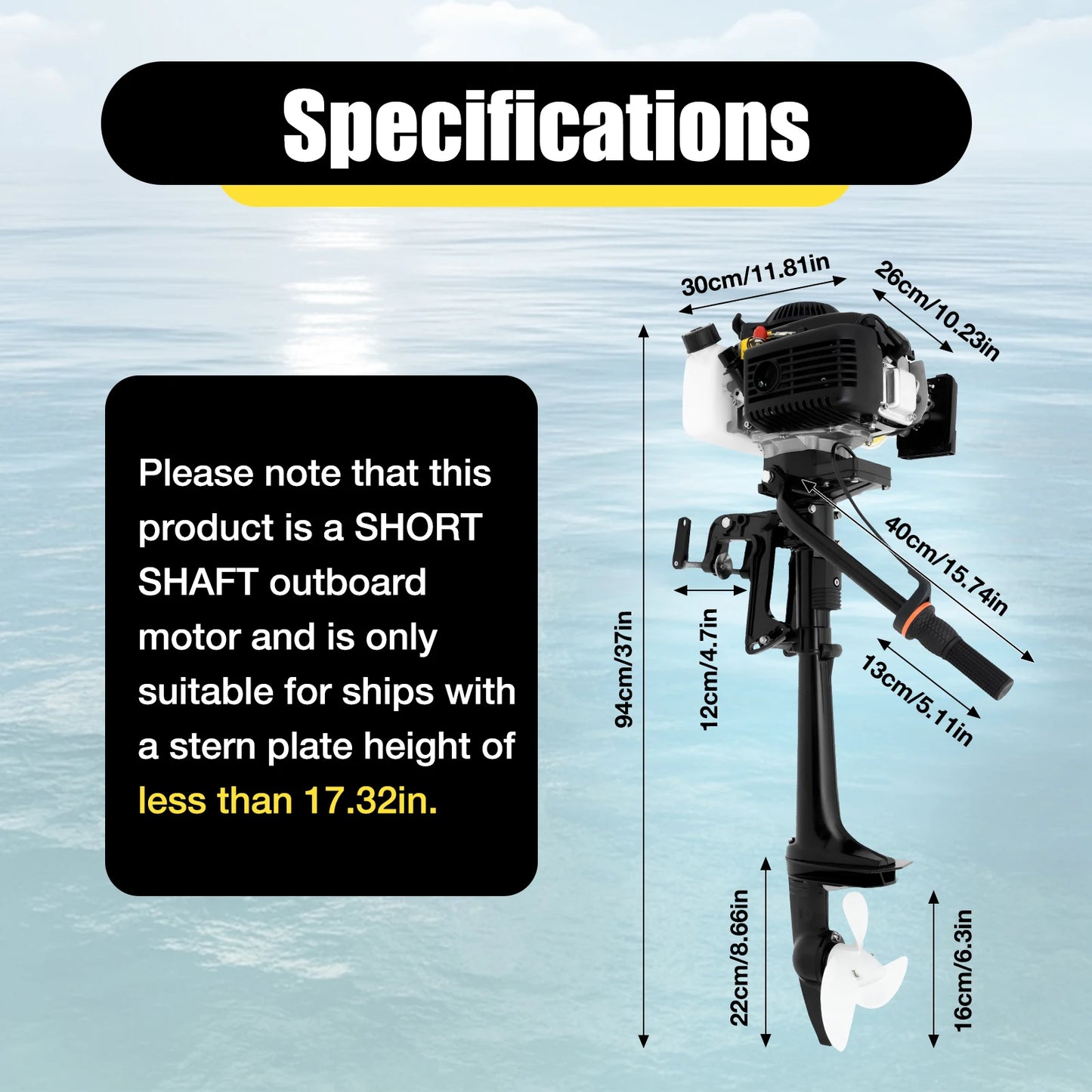 4 Stroke 4HP Outboard Motor