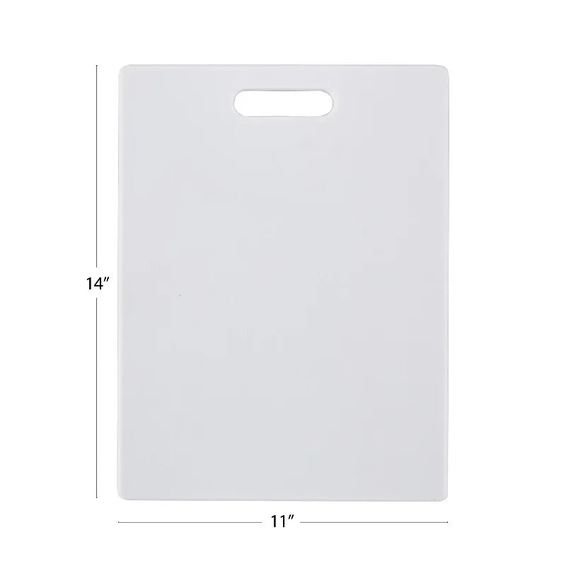 11-inch x 14-inch Poly Kitchen Cutting Board White