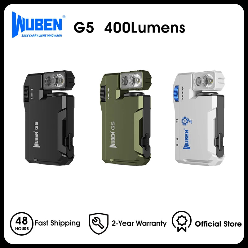 Rechargeable Flashlight, 400 Lumens