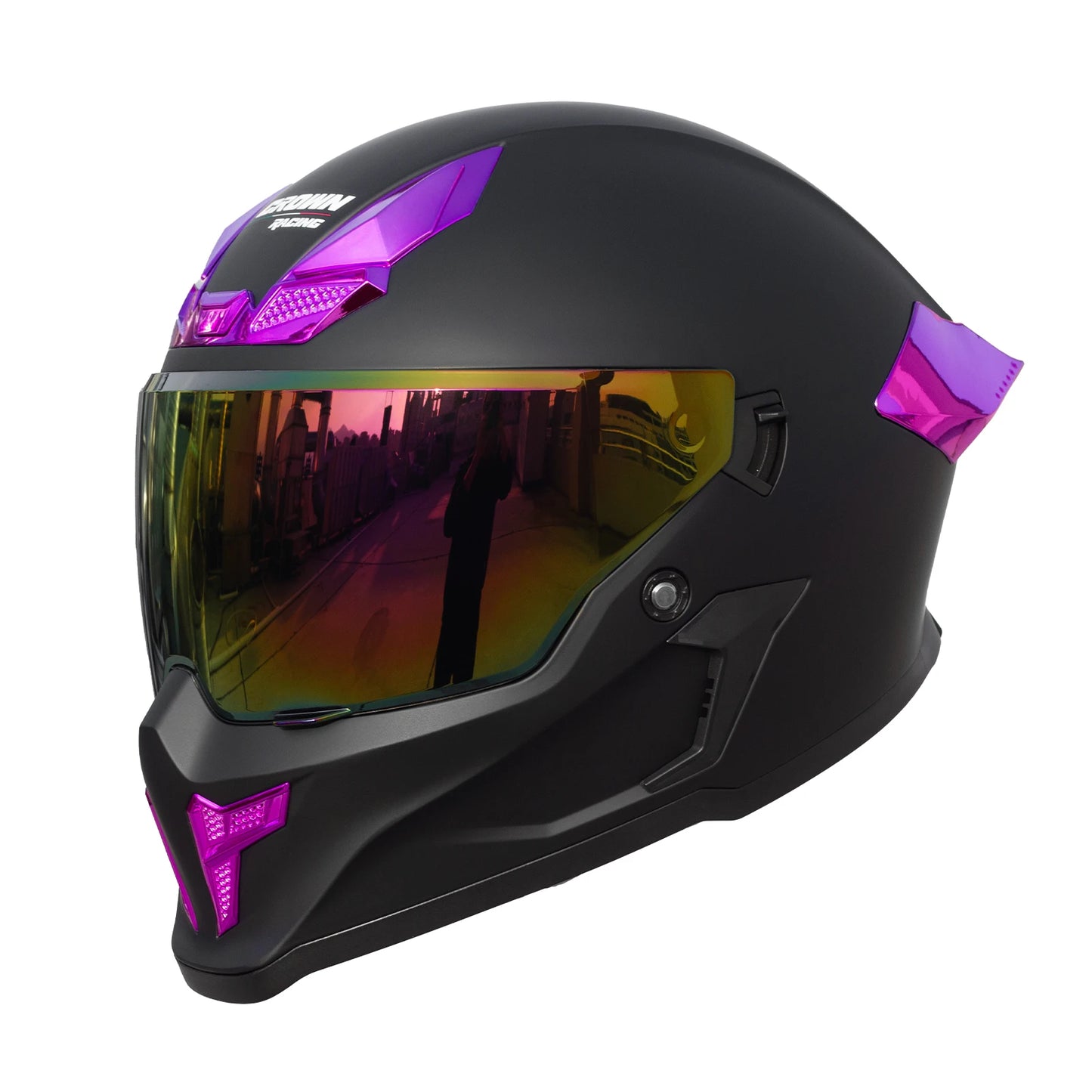 Full Face Motorcycle Helmet for Adults, DOT Approved Dual Visor