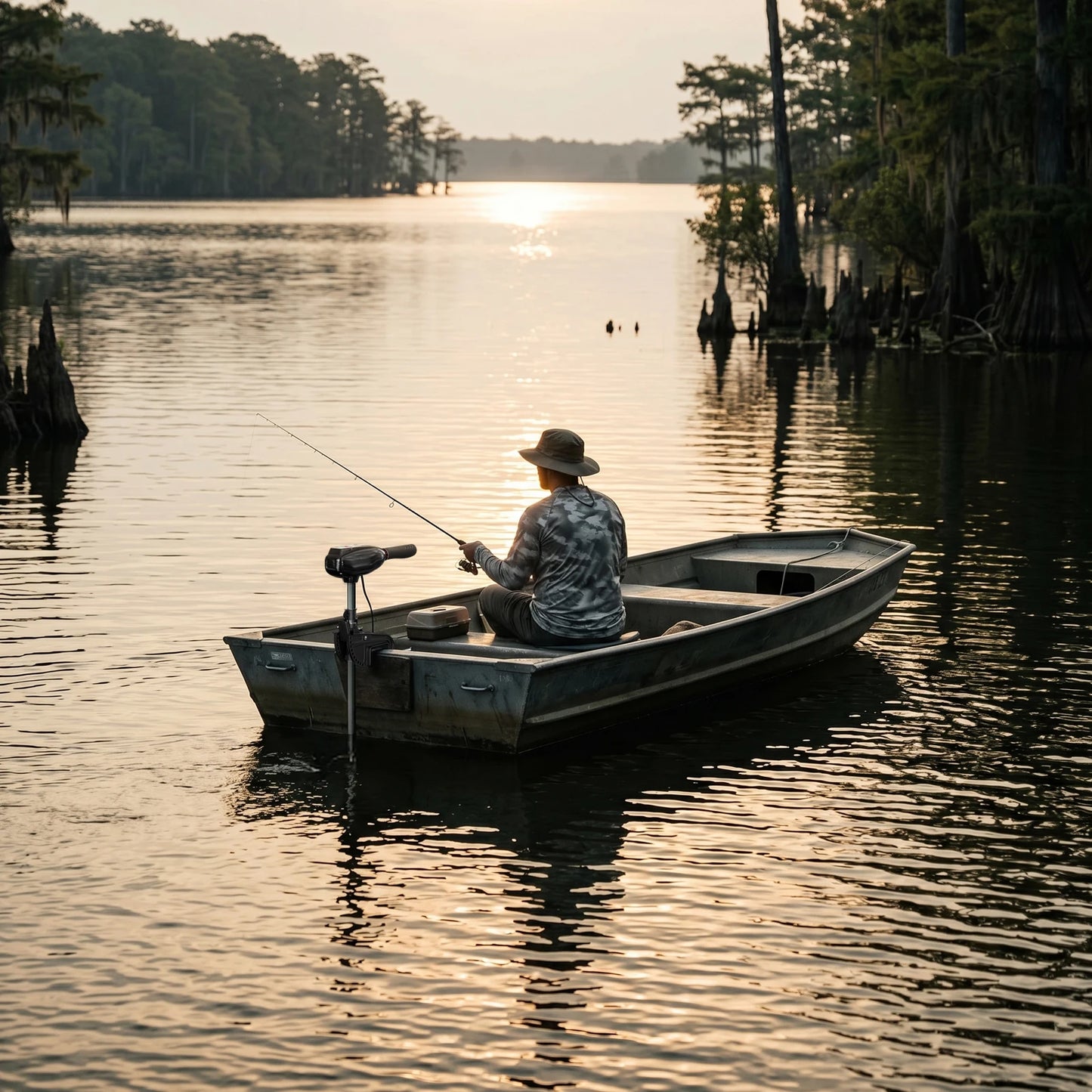36/55LB Thrust Electric Trolling Motor, Transom Mount