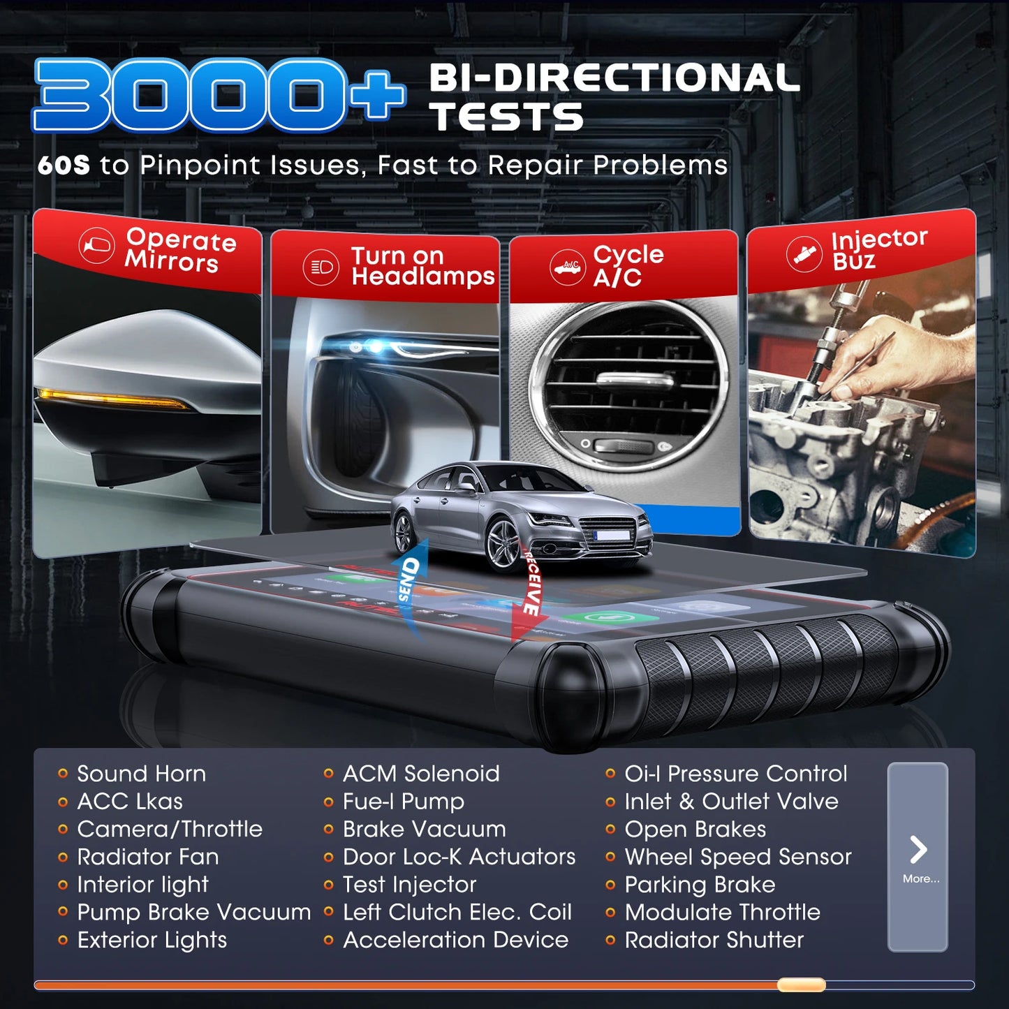 Diagnostic Scanner Wireless DoIP /CAN