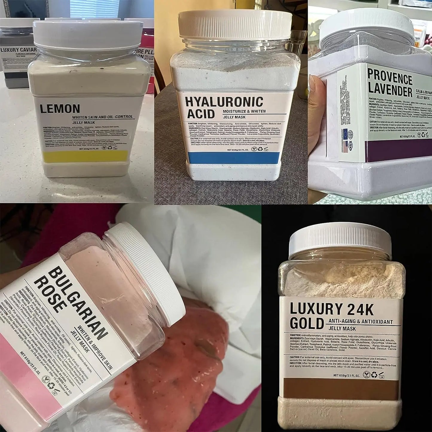 6PCS Jelly Mask Facial