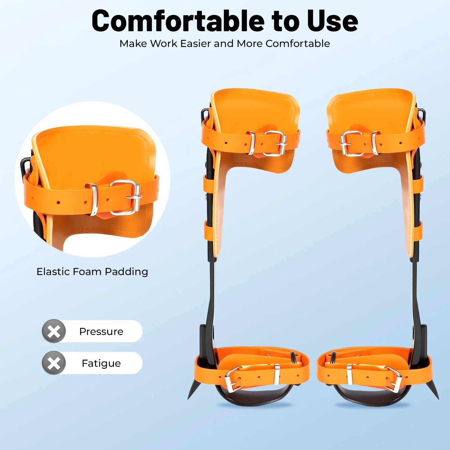 Adjustable Leather Climbing Spikes