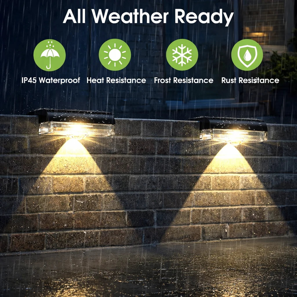 Outdoor Solar Fence Lights