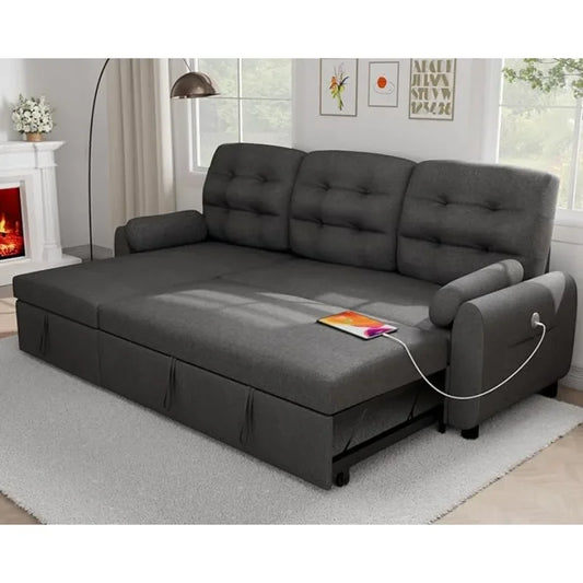 87" Sleeper Sofa Bed