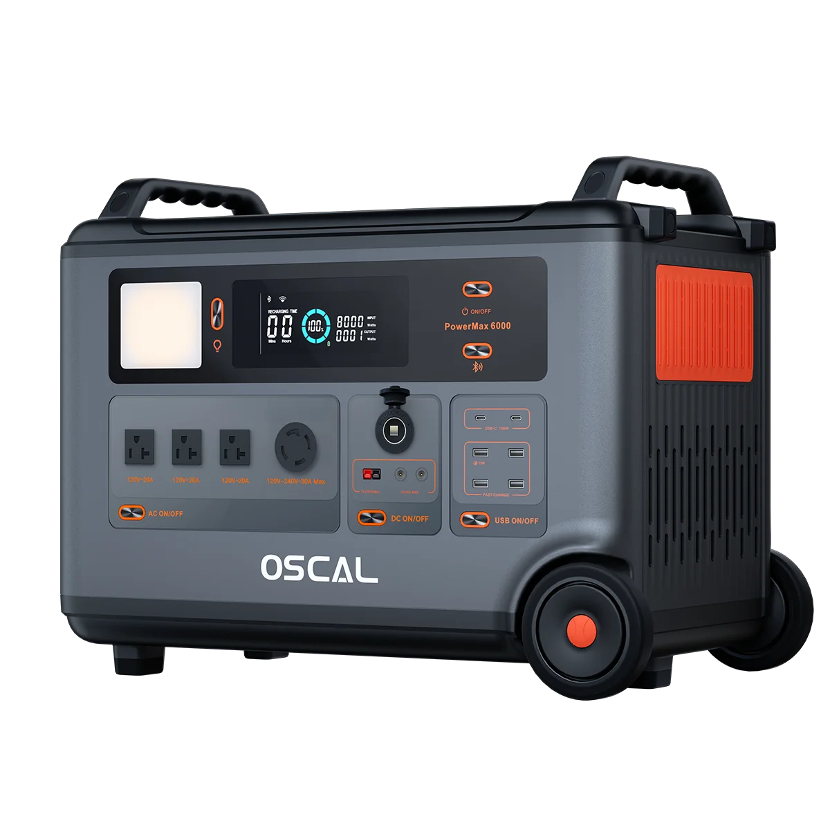 Solar Generator, 3600Wh, 120/240V
