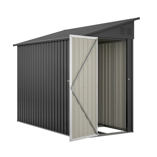 Metal Lean-To Storage Shed
