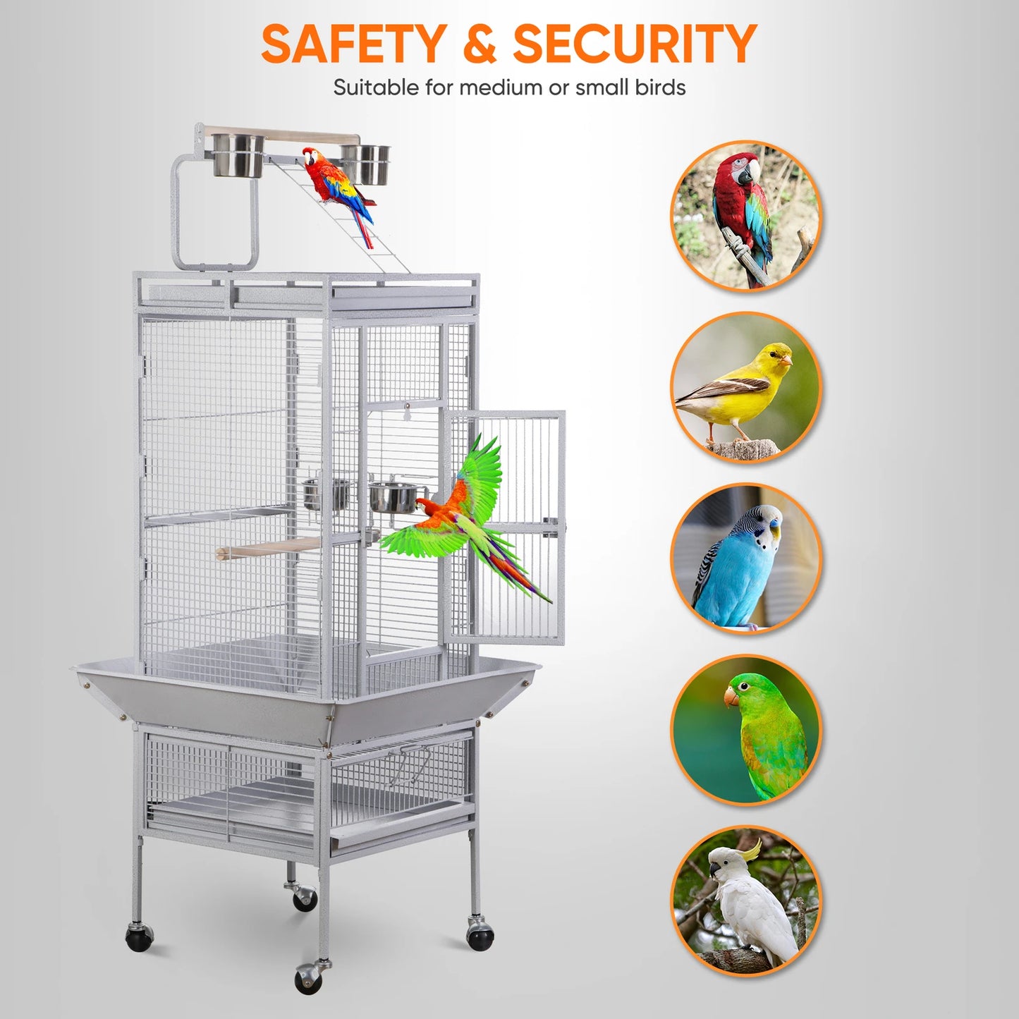 61" Large Bird Cage