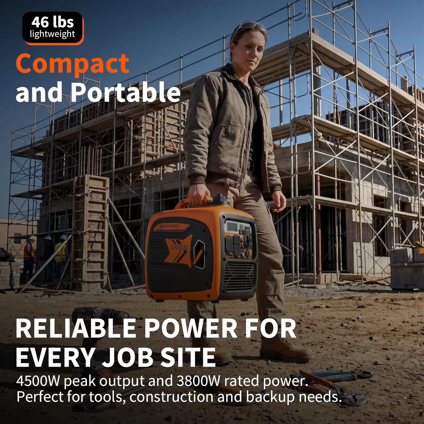 4500W Portable Inverter Generator
