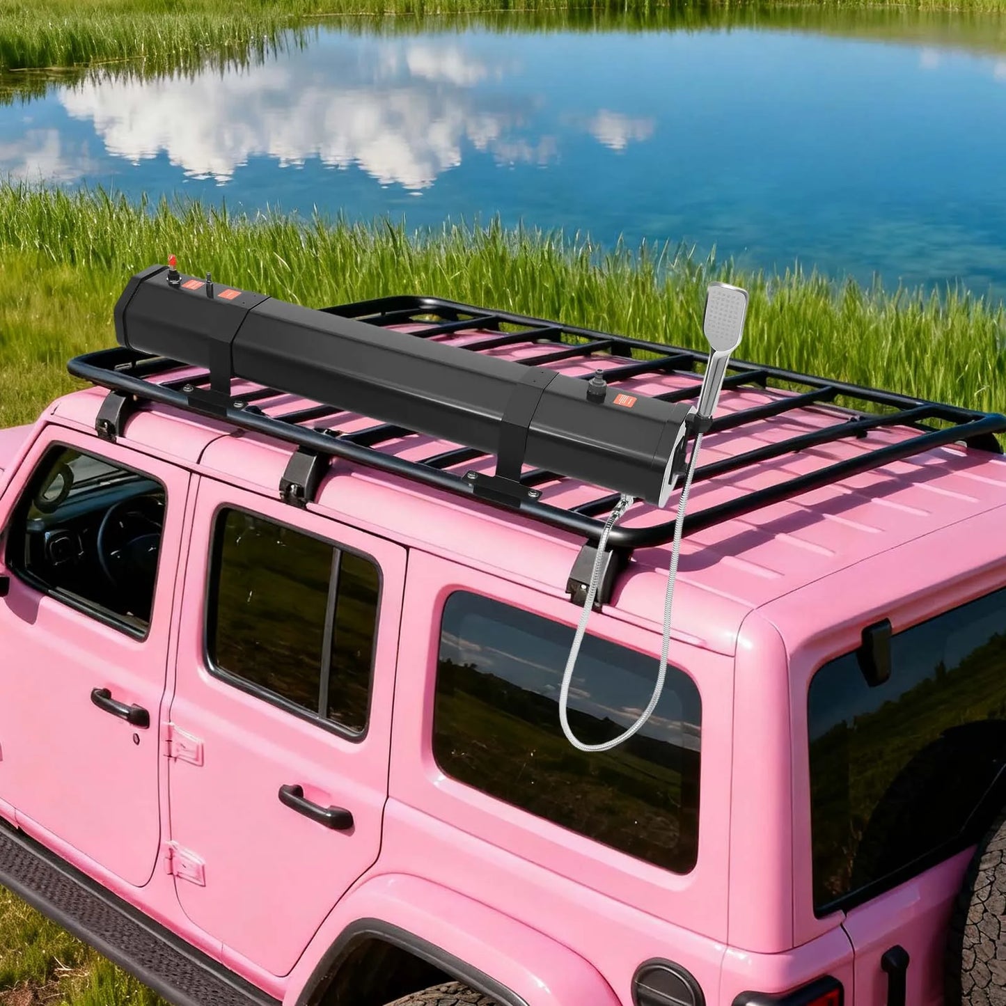 Camping Water Tank with Shower & Hose