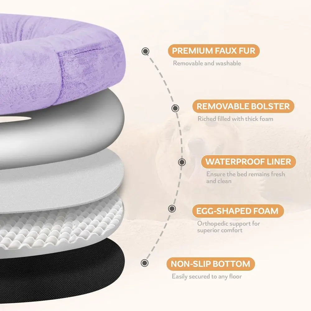 Orthopedic Bed with Storage for Humans and Pets