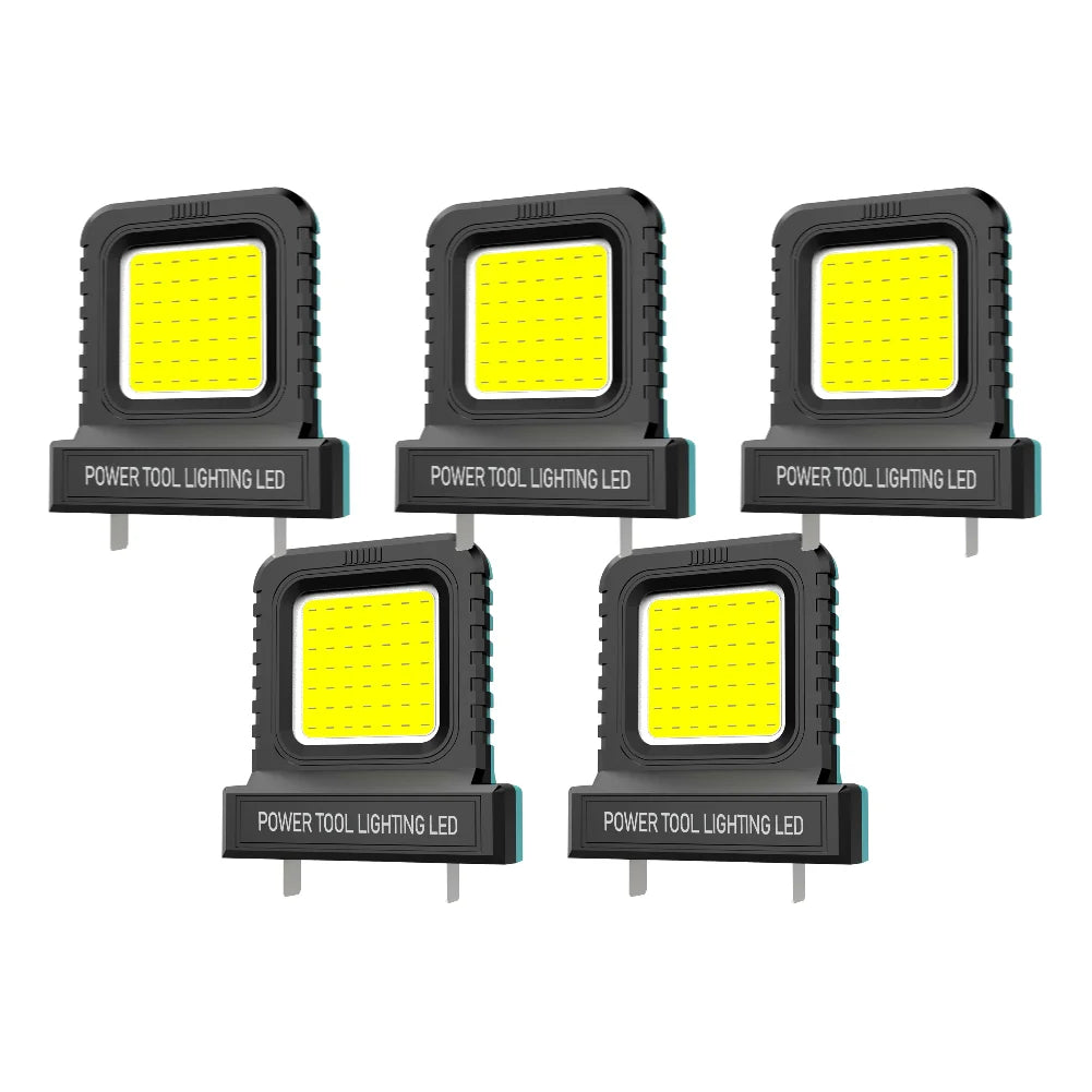 LED Work Light for Makita,Milwaukee,Dewalt,Bosch ,20V-21V Li-ion Battery