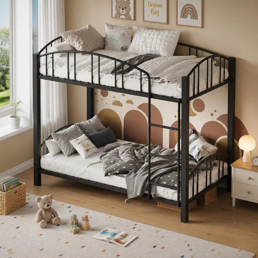 Twin Over Twin Metal Bunk Bed