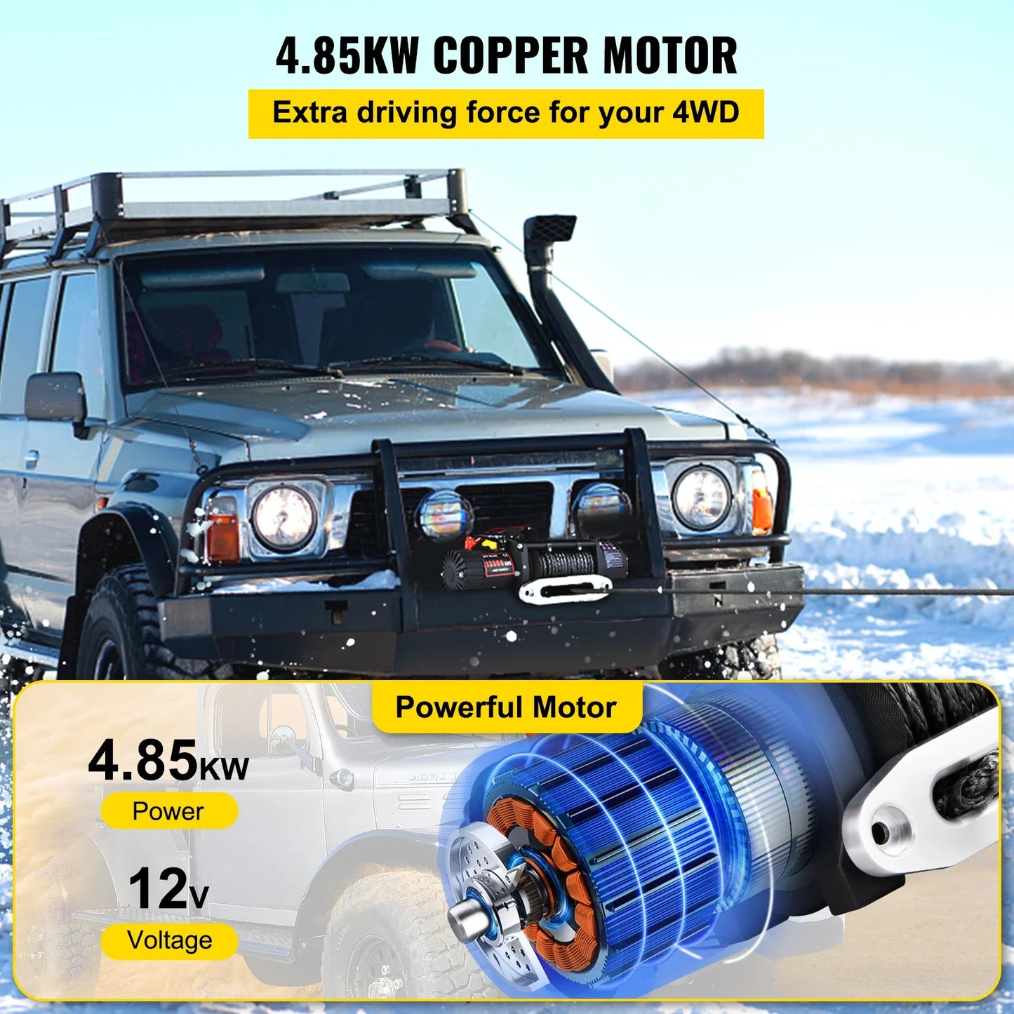 13500LBS Electric Winch 12v