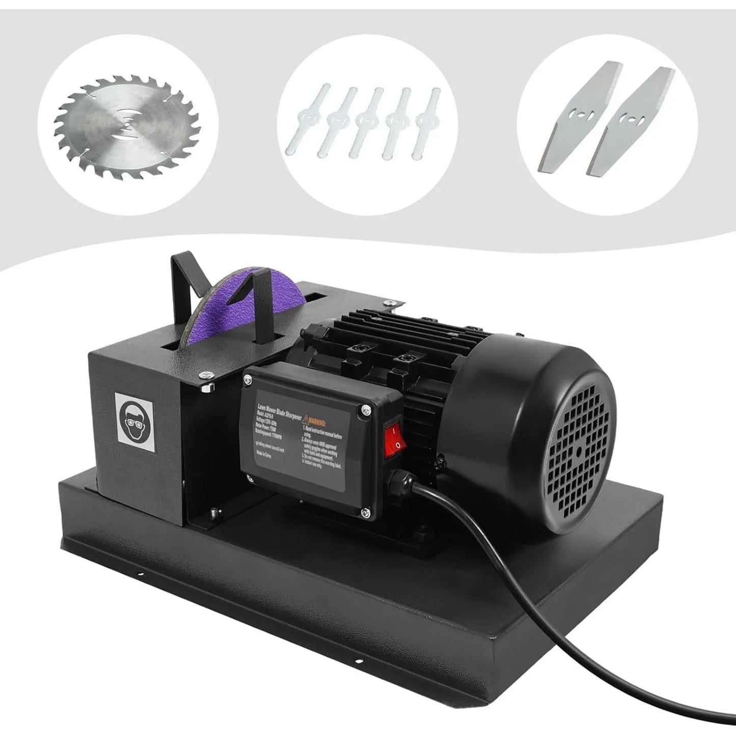 Electric Lawn Mower Blade Sharpener